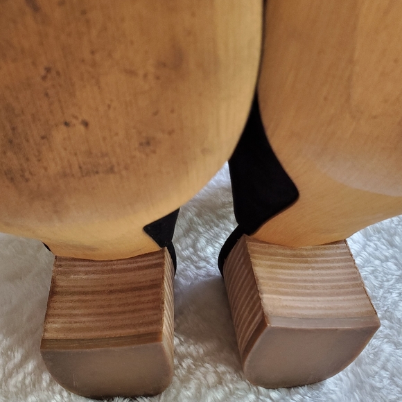 BP Decker Black Laser Cut Lace Up Sandals - Picture 12 of 15